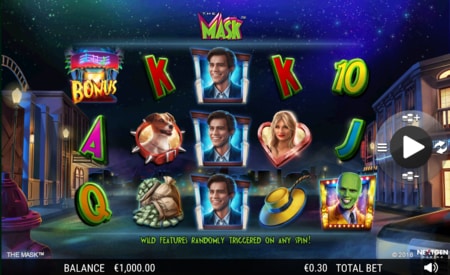 The Mask slot game screenshot