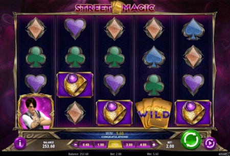 Street Magic slot machine screenshot